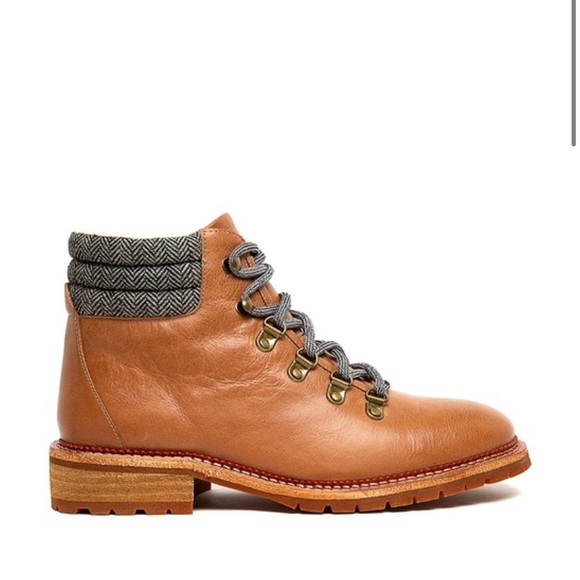 Anthropologie Tan Rexi Hiker Boots - Picture 2 of 2